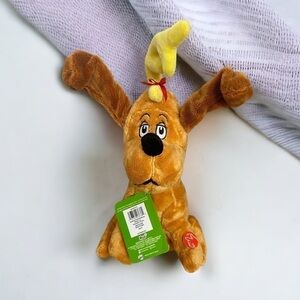 Grinch Max Dog Singing Ear Flapping Decoration NEW Plush Christmas Plush Stuffed